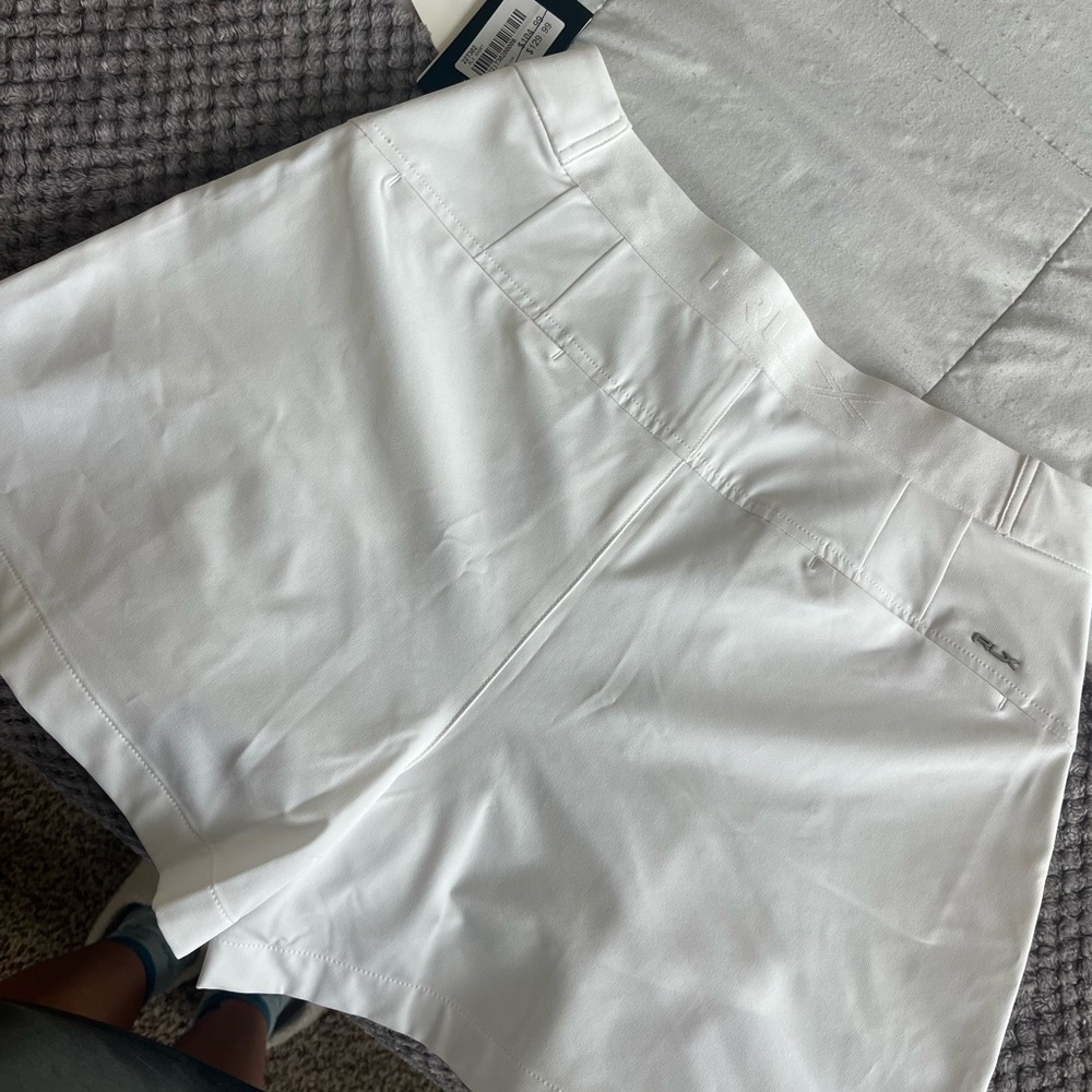 Ralph Lauren White Pleated Golf Shorts (Women’s) - Picture 2 of 4